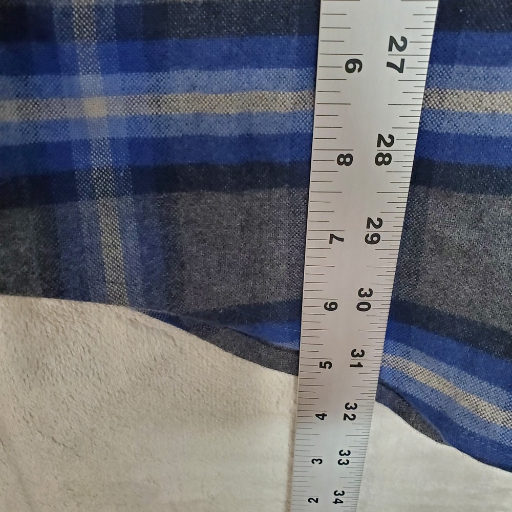 Pendleton Shirt Mens Large Blue Plaid Mason Flannel Button Up Outdoors Work NWT - Picture 7 of 7